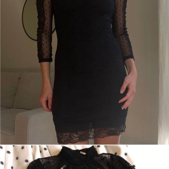 Beautiful sexy Free people stretch lace body con dress size XS - Picture 8 of 10